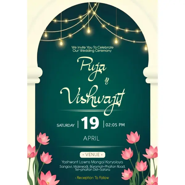 Unique Invitation Card Designs for Your Wedding in English